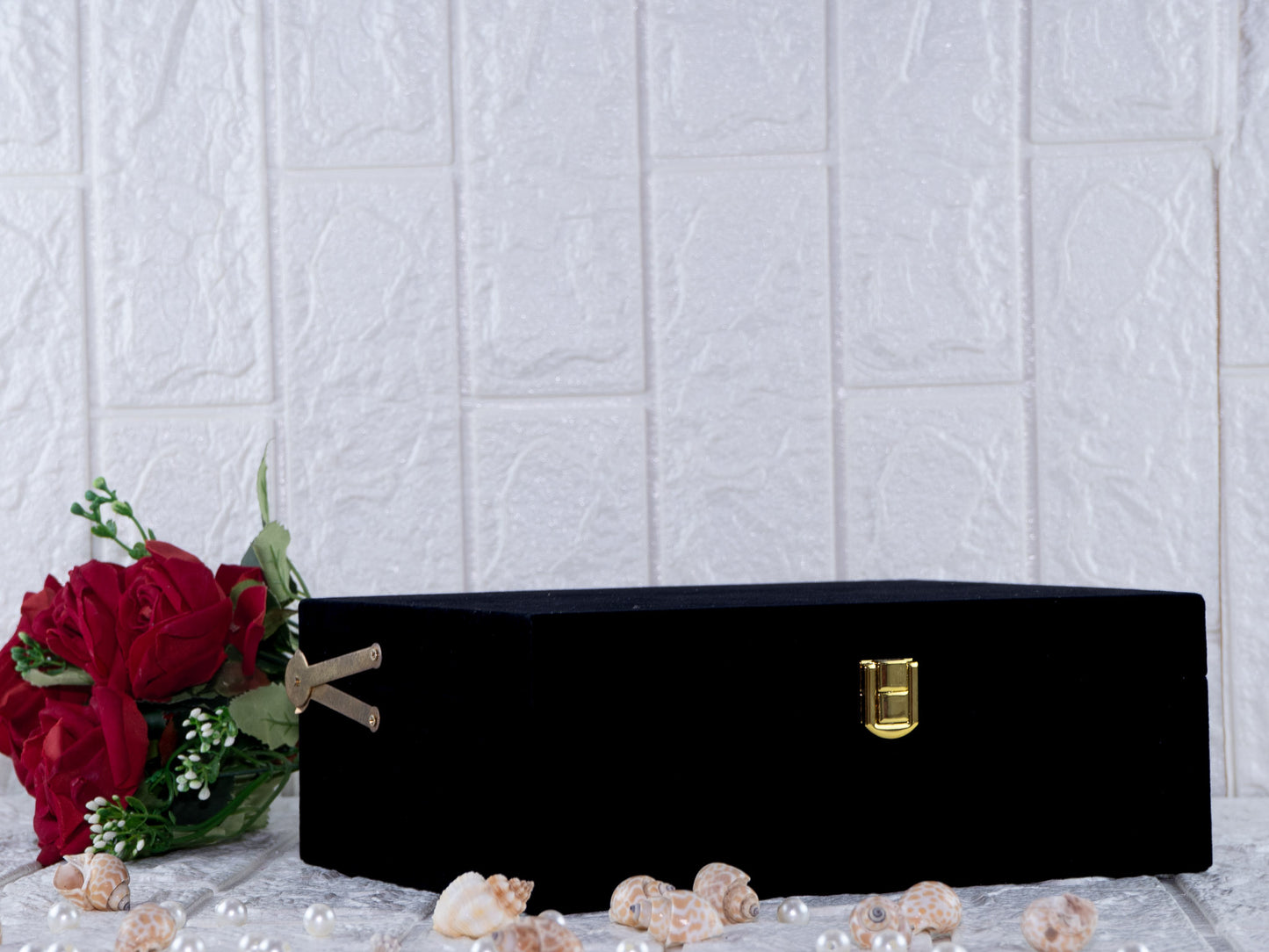 Black suede Trunk