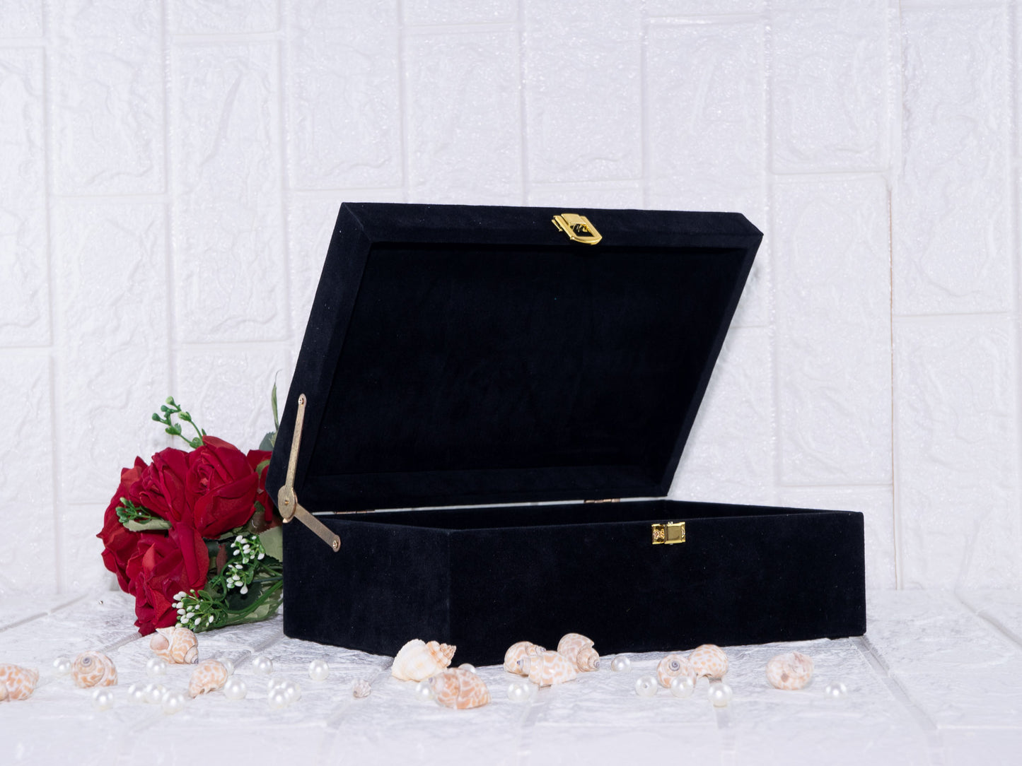 Black suede Trunk