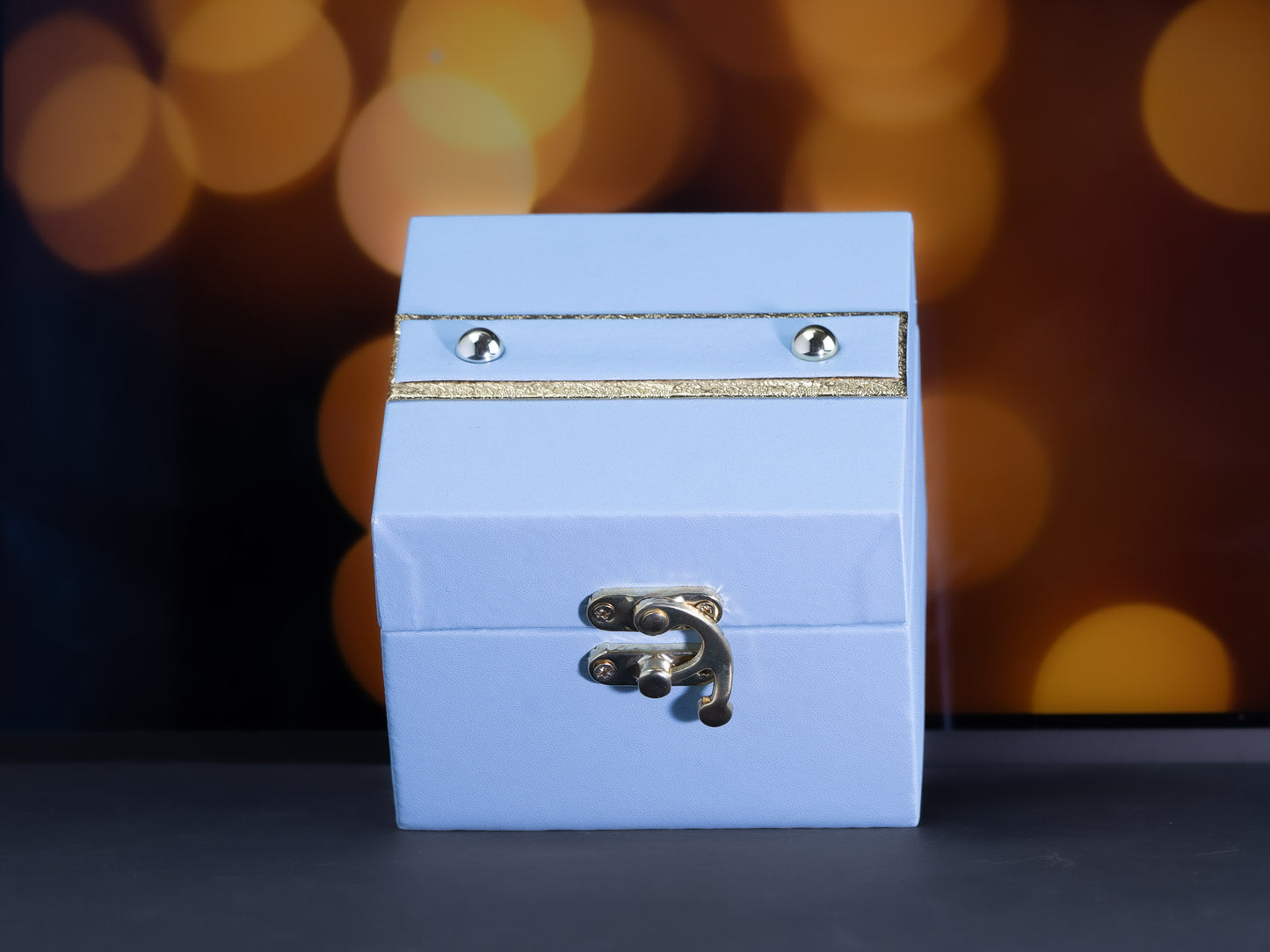 Sky blue mini trunk