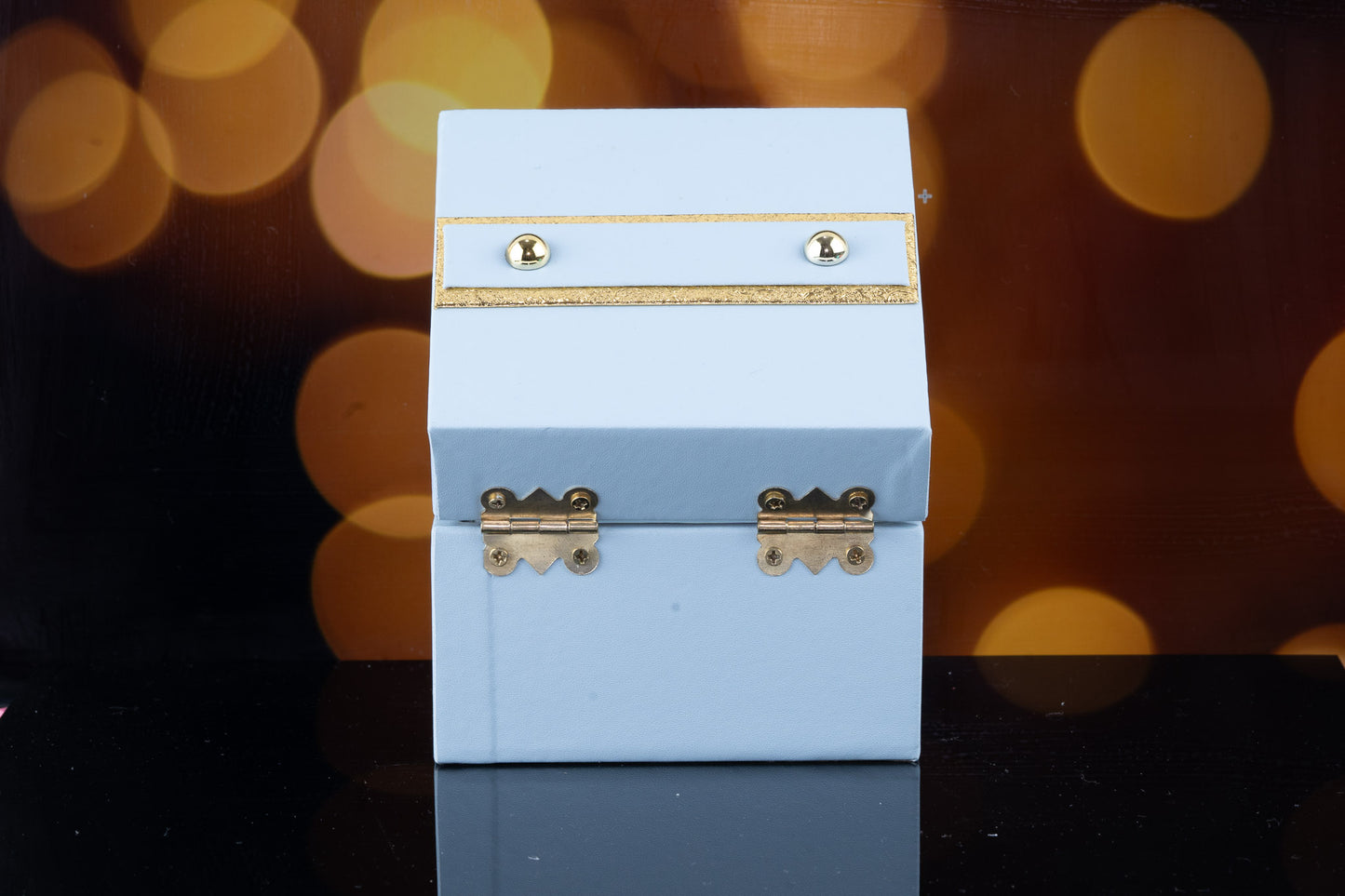 Sky blue mini trunk