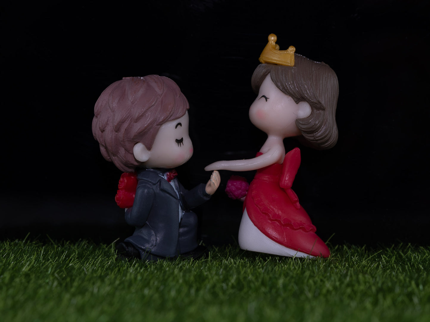 Couple princess miniature