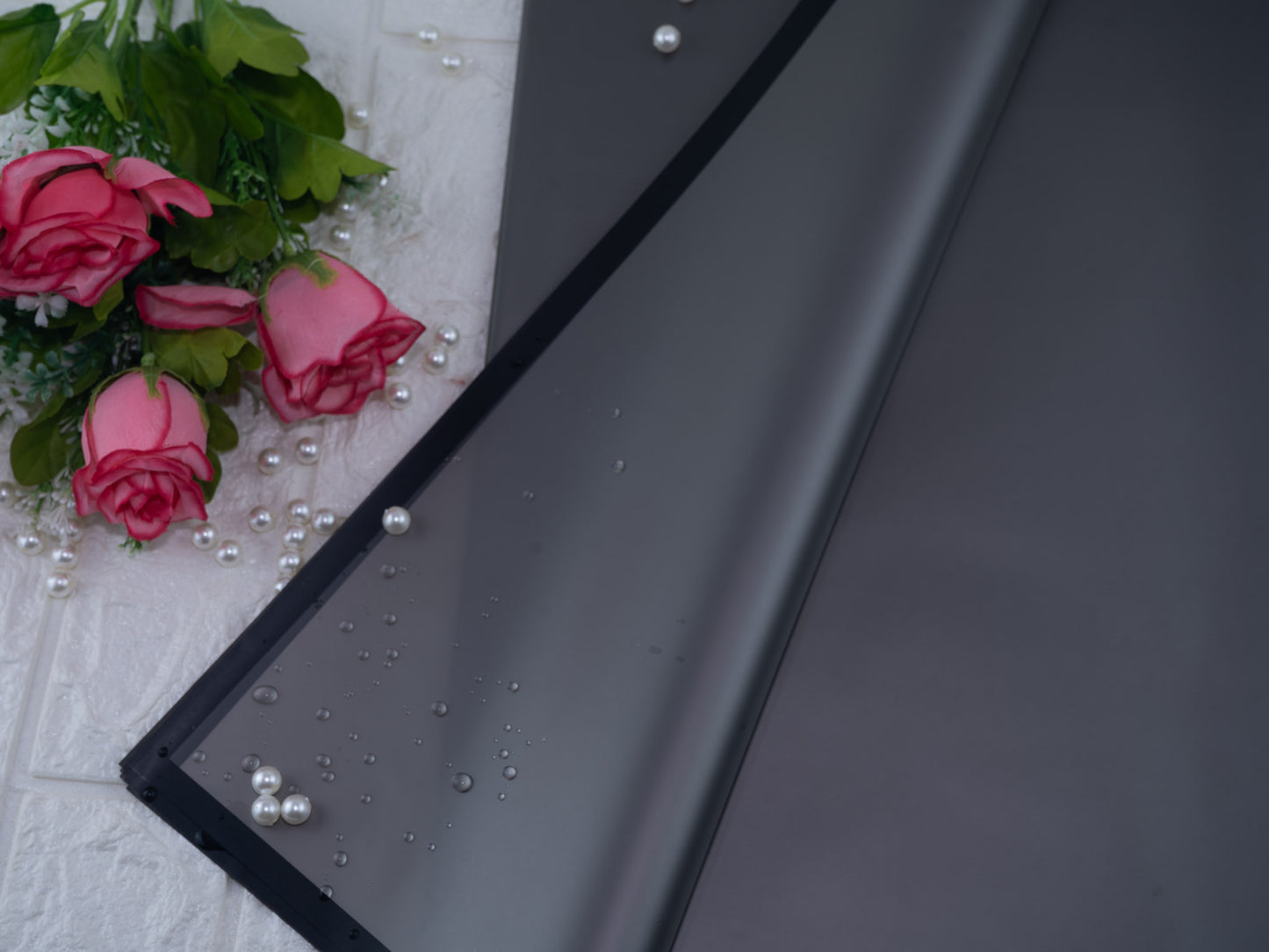 Bouquet sheet black with black lining