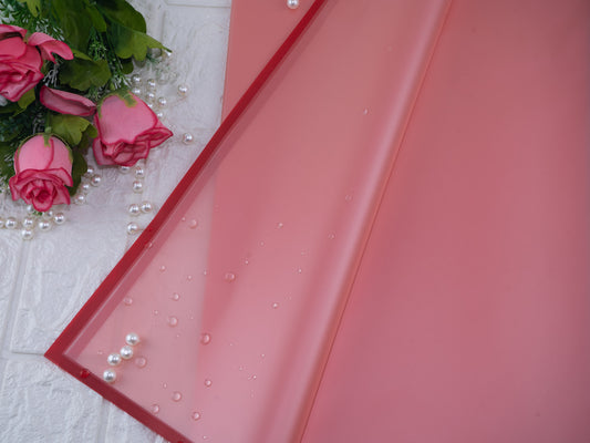 Bouquet sheets red with red lining