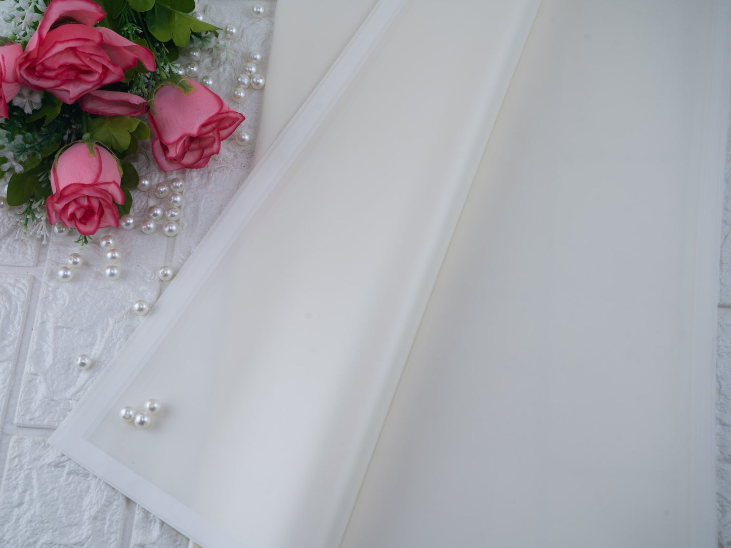 Bouquet sheets White with white lining