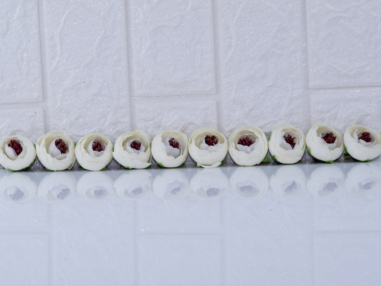 Peonies greenish beige