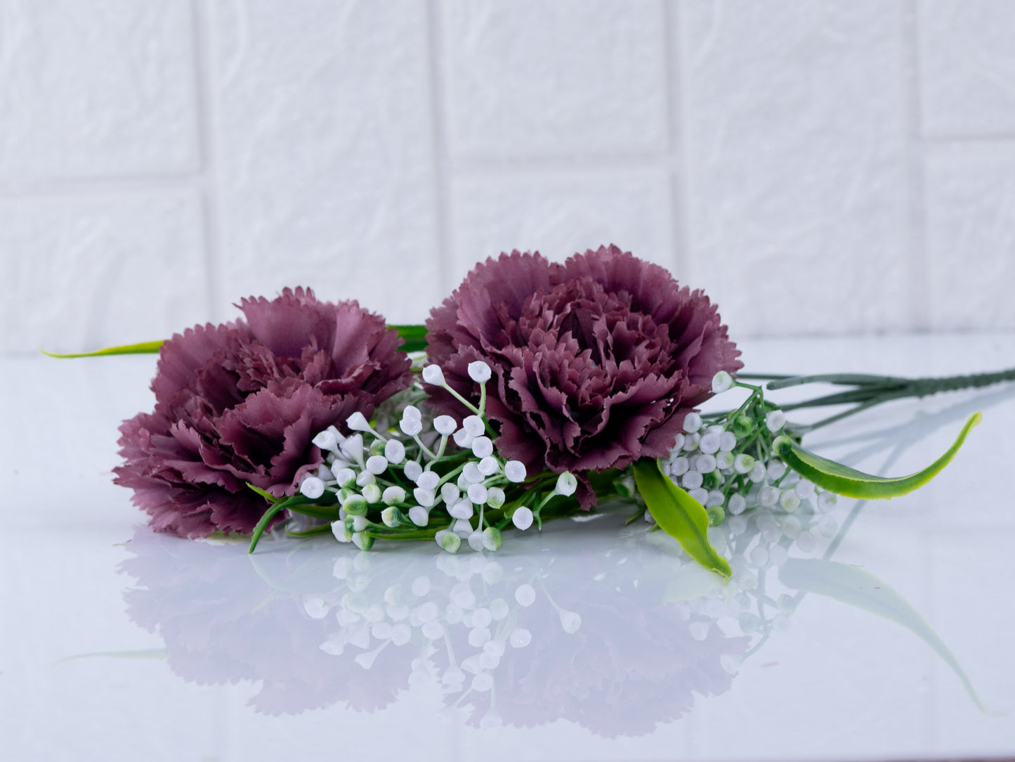 Wine carnation ( pack of 2)