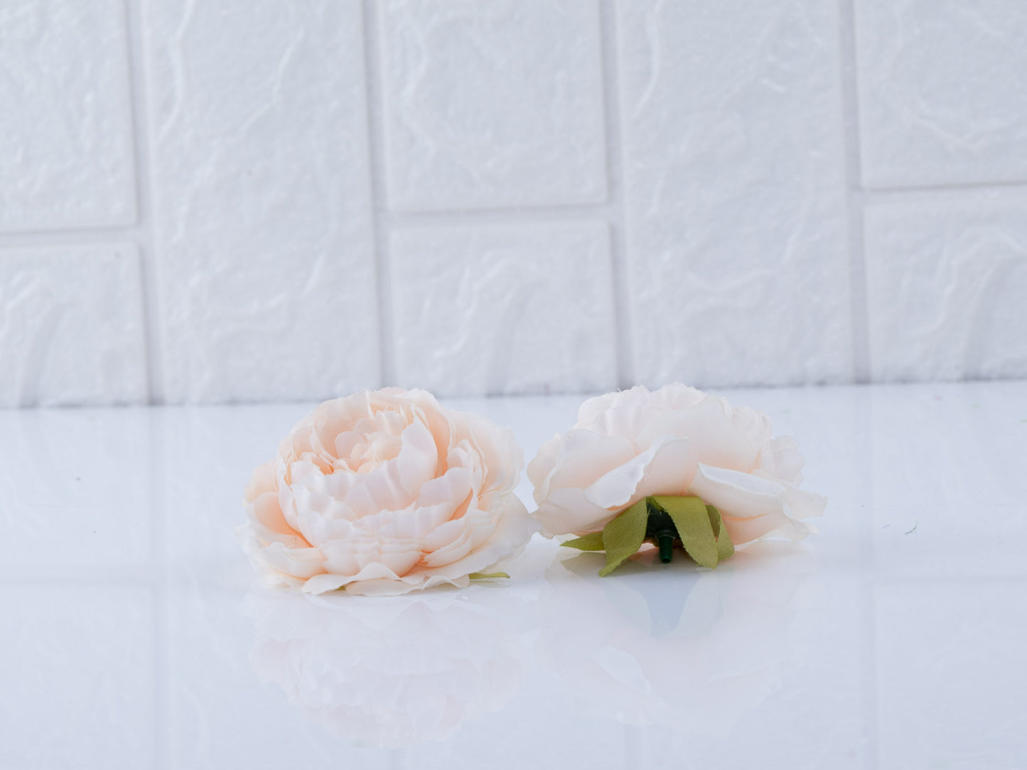 Peach Peonies (pack of 2)