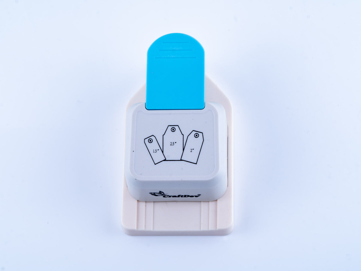 Rectangular tag punch