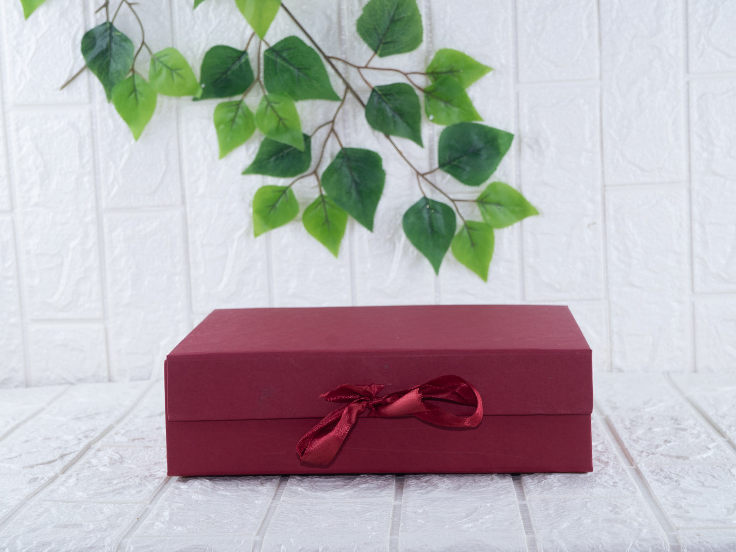 Collapsible box Maroon
