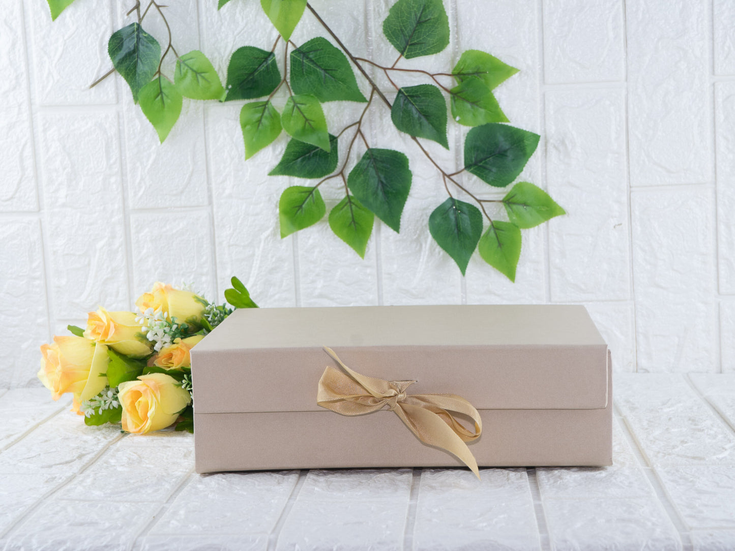 Collapsible box Beige