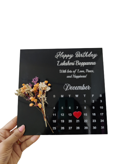 Acrylic birthday frame