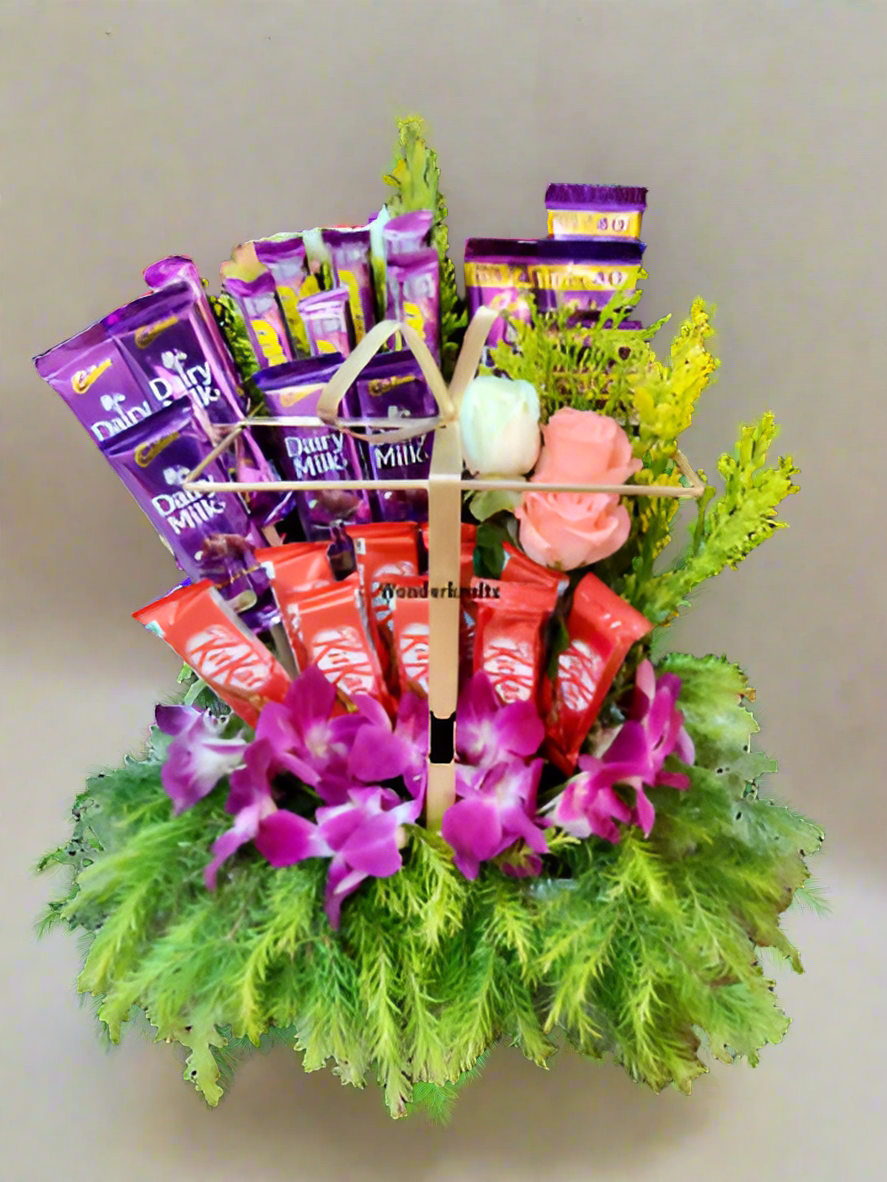 Floral Chocolate Hamper - Wonderkraftz™