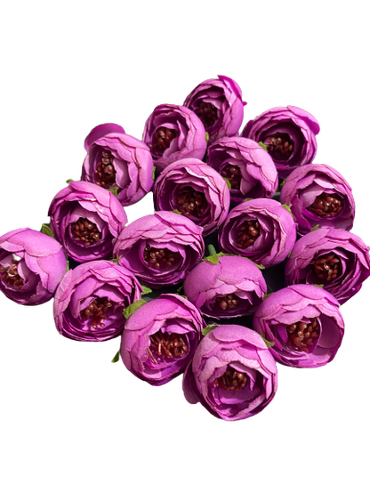 Purple peonies (pack of 10)
