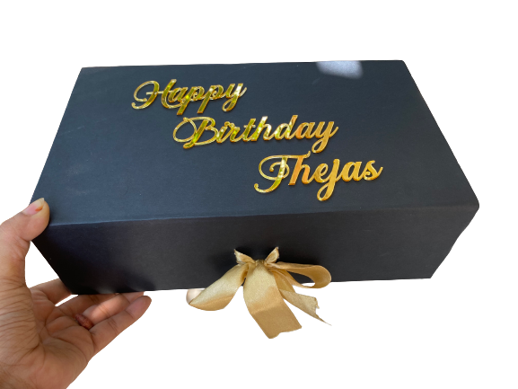 Ribbon box with name
