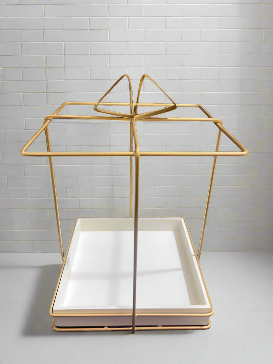 Cage hamper with white tray - Wonderkraftz™