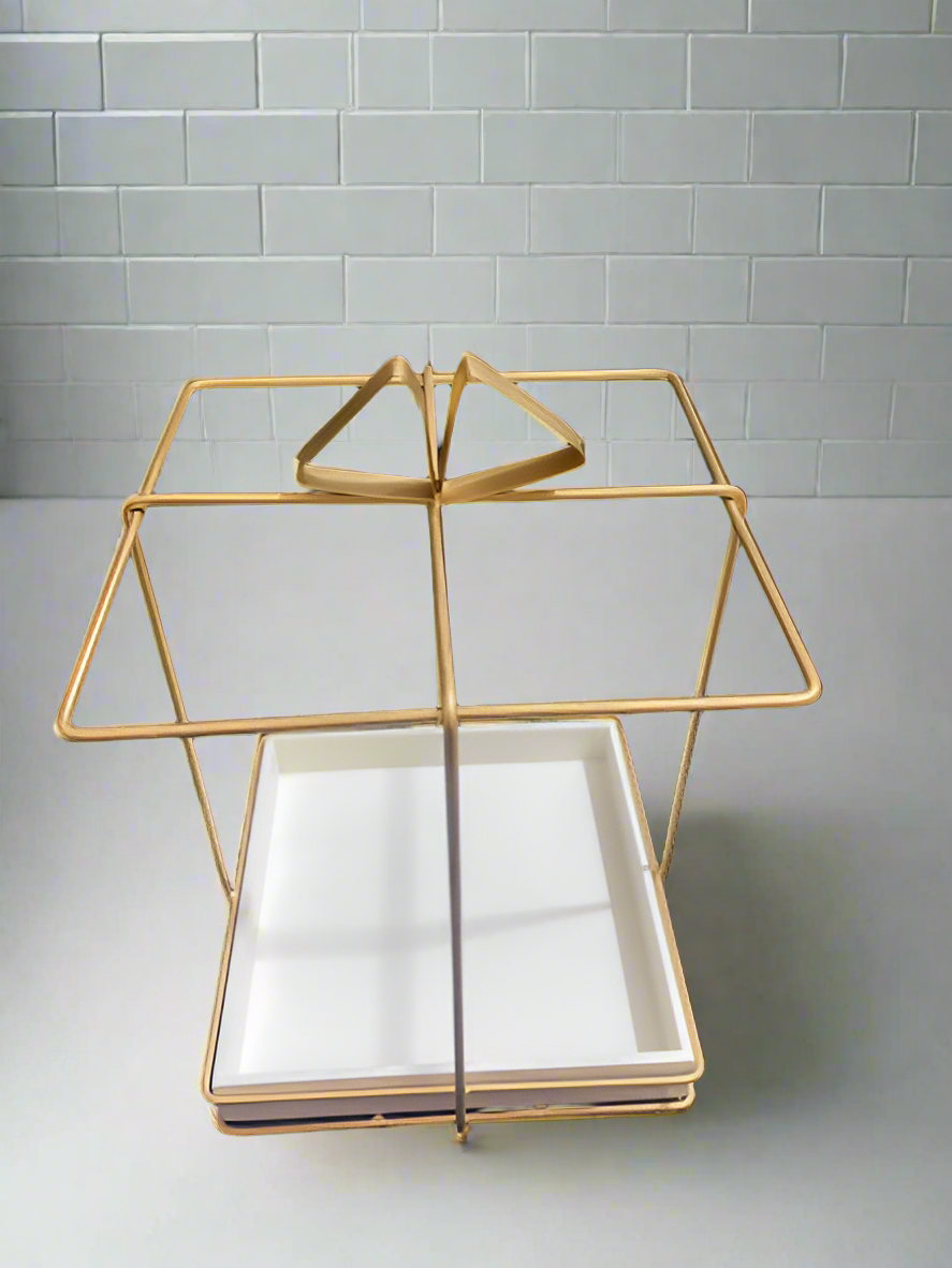 Cage hamper with white tray - Wonderkraftz™