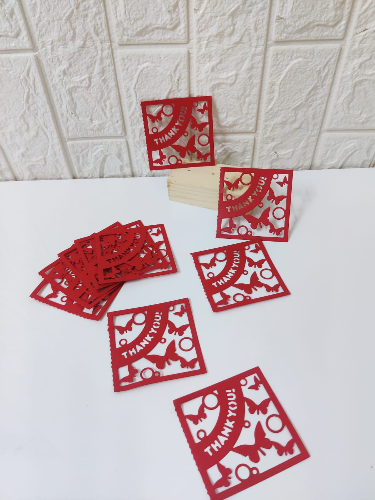Thank -you die cuts ( pack of 10)