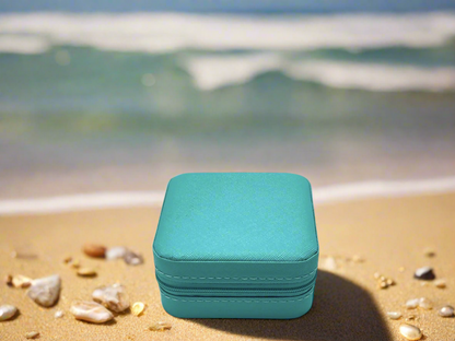 Mint green mini Jewellery box