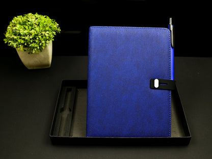 Blue Pen Diary Combo
