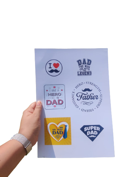 Fathers day (10 sheets of different designs)