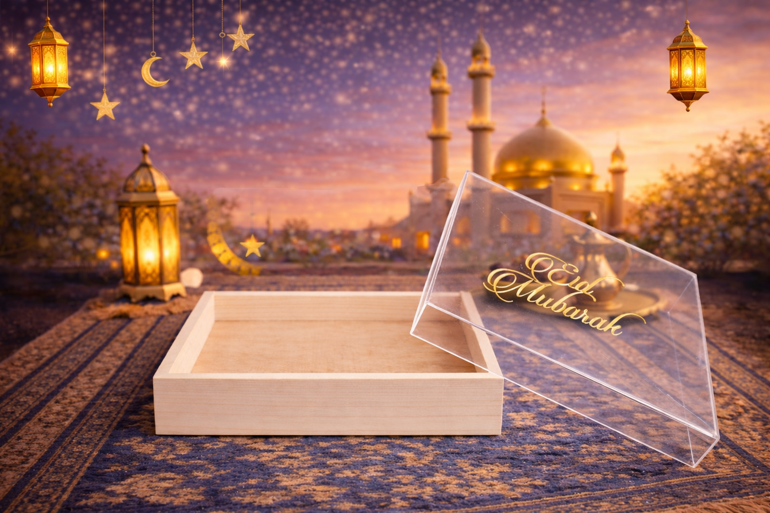 Acrylic Top Eid Box Gift box - View 2