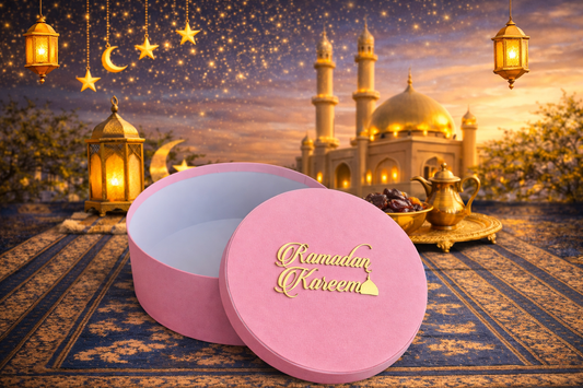 Pink Rigid Round Box - Gift box by Wonderkraftz