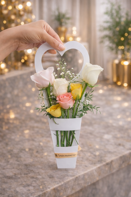 Roses In Heart Sleeves