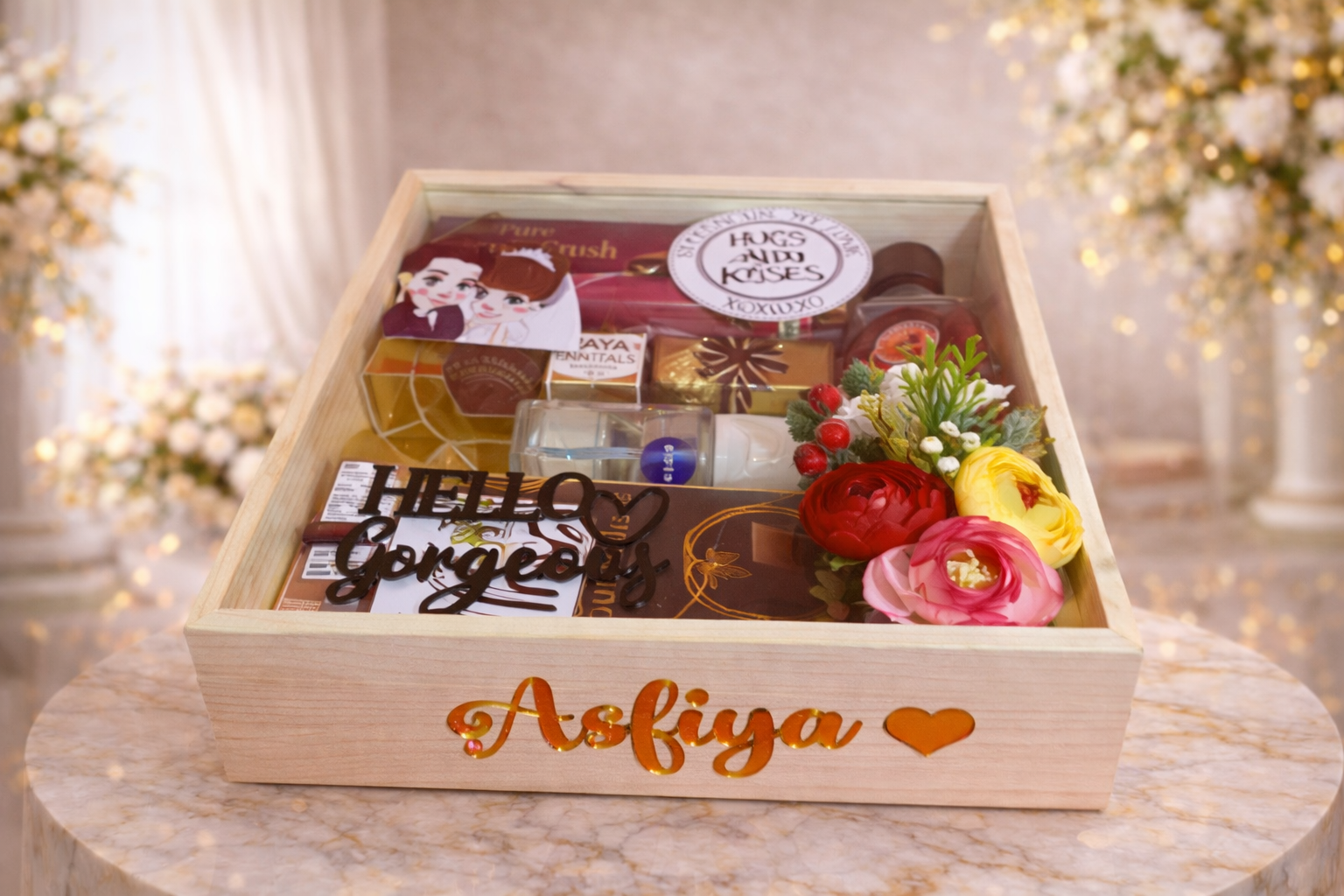 Bride to be hamper - Gift box by Wonderkraftz