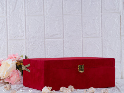 Red suede Trunk