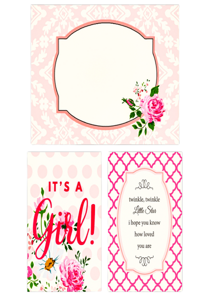 Baby girl (10 sheets of different designs)