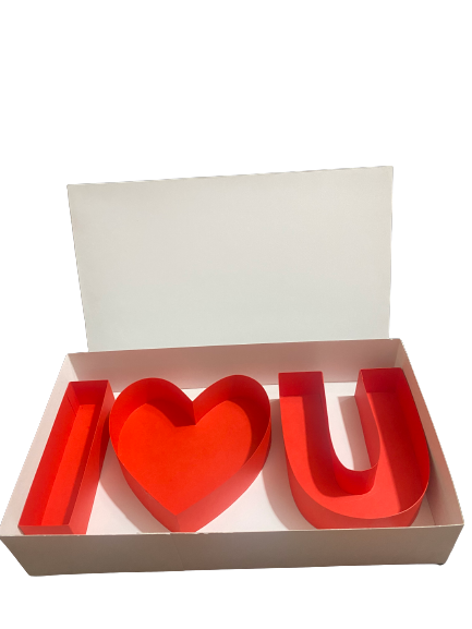 I love you box (red and white ) - Wonderkraftz™