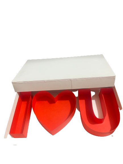 I love you box (red and white ) - Wonderkraftz™