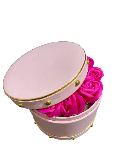 Customised round box (pink) - Wonderkraftz™