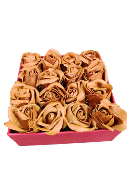 Chocolate brown scented rose (pack of 10)