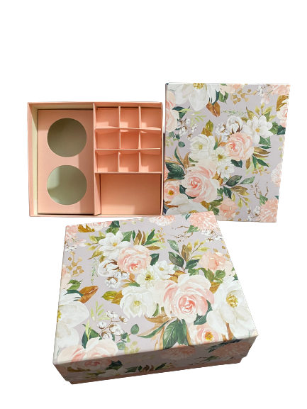 Floral cavity hardboard box