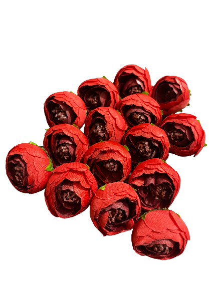 Red peonies (pack of 10)