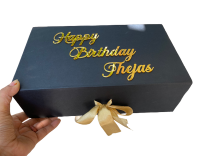 Ribbon box with name