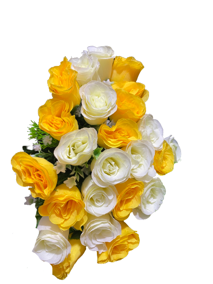 Yellow cream rose bunch - Wonderkraftz™