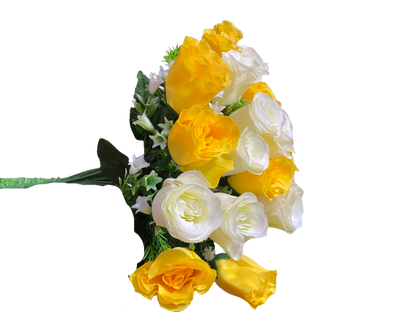Yellow cream rose bunch - Wonderkraftz™