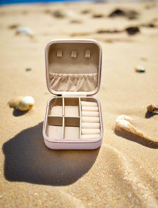 Baby pink mini jewellery box