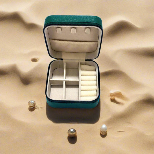 Sea  green mini jewellery box