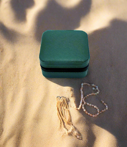 Sea  green mini jewellery box