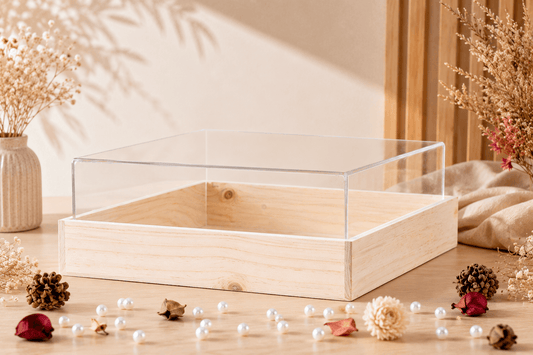 Acrylic top box (12*12*4")