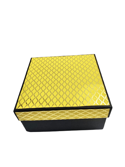 Yellow printed box