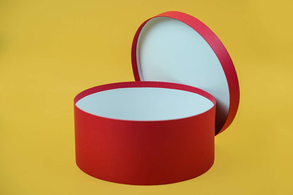 Red Round Hamper Box