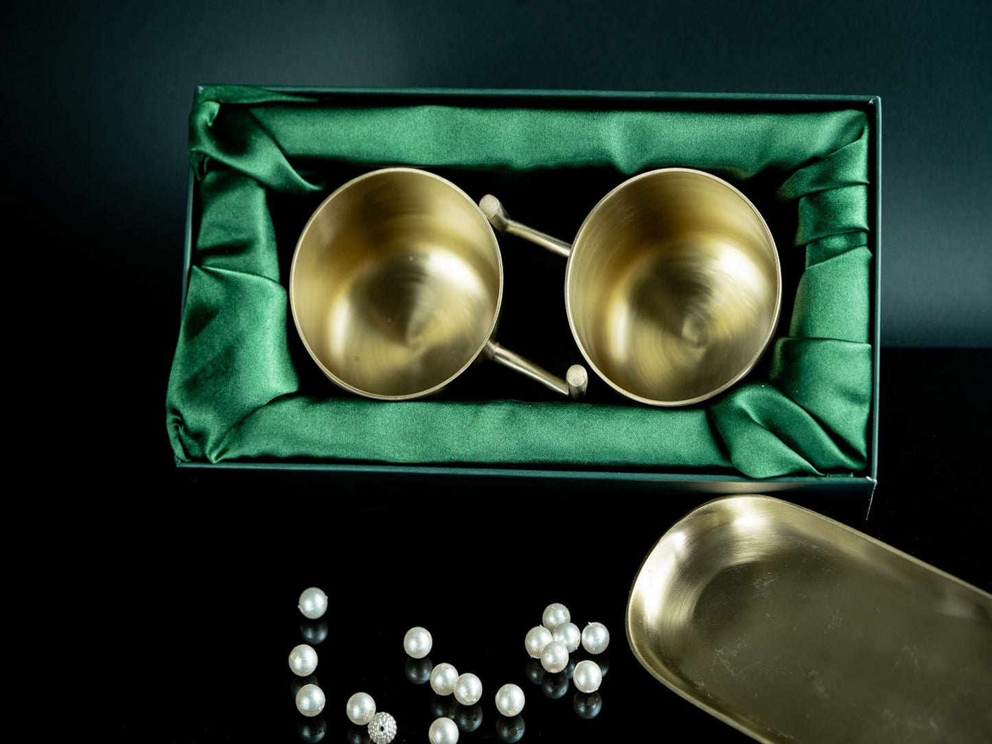 Glamora Brass Cup Set
